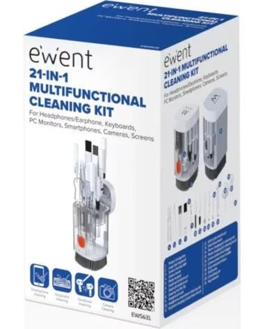 EWENT Kit de limpieza Multifuncional 21 en 1