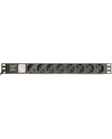 GEMBIRD PDU 8 tomas Schuko 1U 16A cable de 3 m