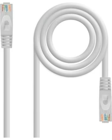 NANO CABLE Nanocable Latiguillo Cat 6A LSZH-UTP 1 5 M Gris