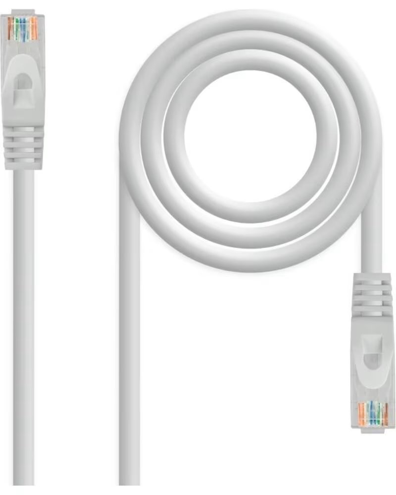 NANO CABLE Nanocable Latiguillo Cat 6A LSZH-UTP 1 5 M Gris