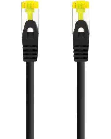 NANO CABLE Nanocable Latiguillo LSZH Cat 6A SFTP 25cm Negro
