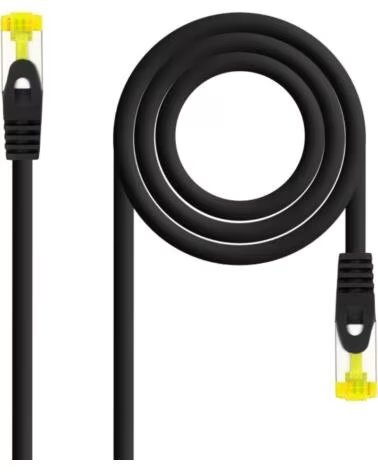 NANO CABLE Nanocable Latiguillo LSZH Cat 6A SFTP 25cm Negro