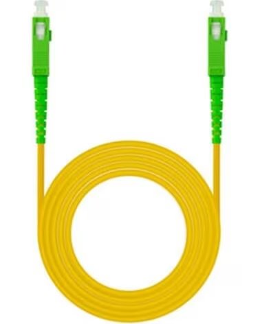 NANO CABLE Nanocable Cable fibra SC-APC LSZH Amarillo 1m
