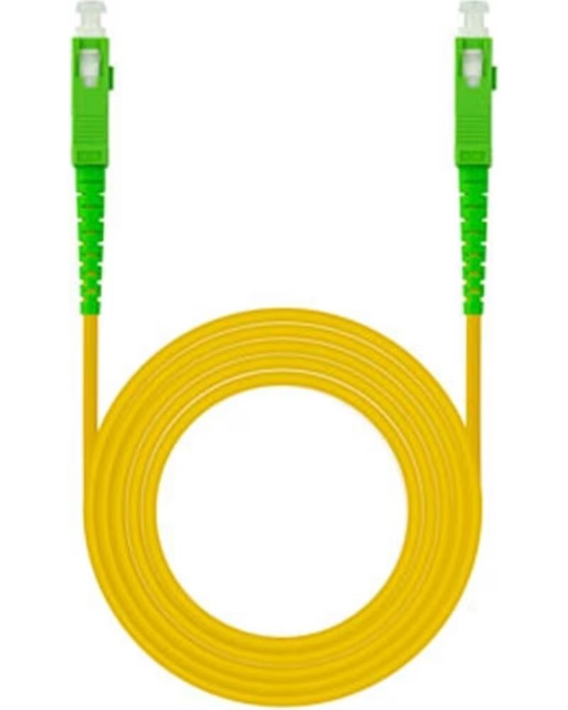 NANO CABLE Nanocable Cable fibra SC-APC LSZH Amarillo 5m