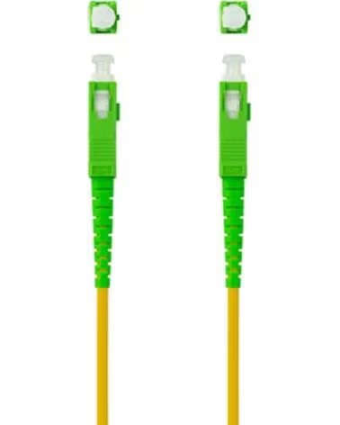 NANO CABLE Nanocable Cable fibra SC-APC LSZH Amarillo 1m