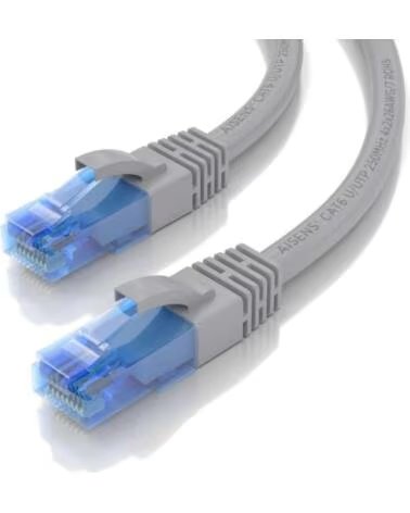 AISENS Cable RJ45 Cat 6 UTP AWG26 CCA Gris 5 0M
