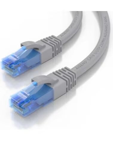 AISENS Cable RJ45 Cat 6 UTP AWG26 CCA Gris 3 0M