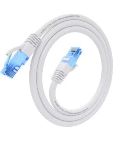 AISENS Cable RJ45 CAT 6 UTP AWG26 CCA Blanco 0 5