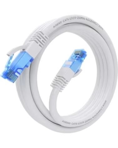 AISENS Cable RJ45 CAT 6 UTP AWG26 CCA Blanco 2 0