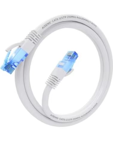 AISENS Cable RJ45 CAT 6 UTP AWG26 CCA Blanco 1M
