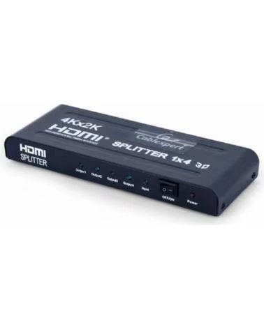 GEMBIRD Divisor de HDMI 4 Puertos Negro