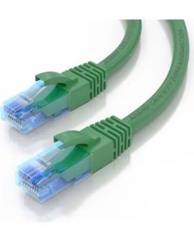 AISENS Cable RJ45 CAT 6 UTP AWG26 CCA Verde 2 0m