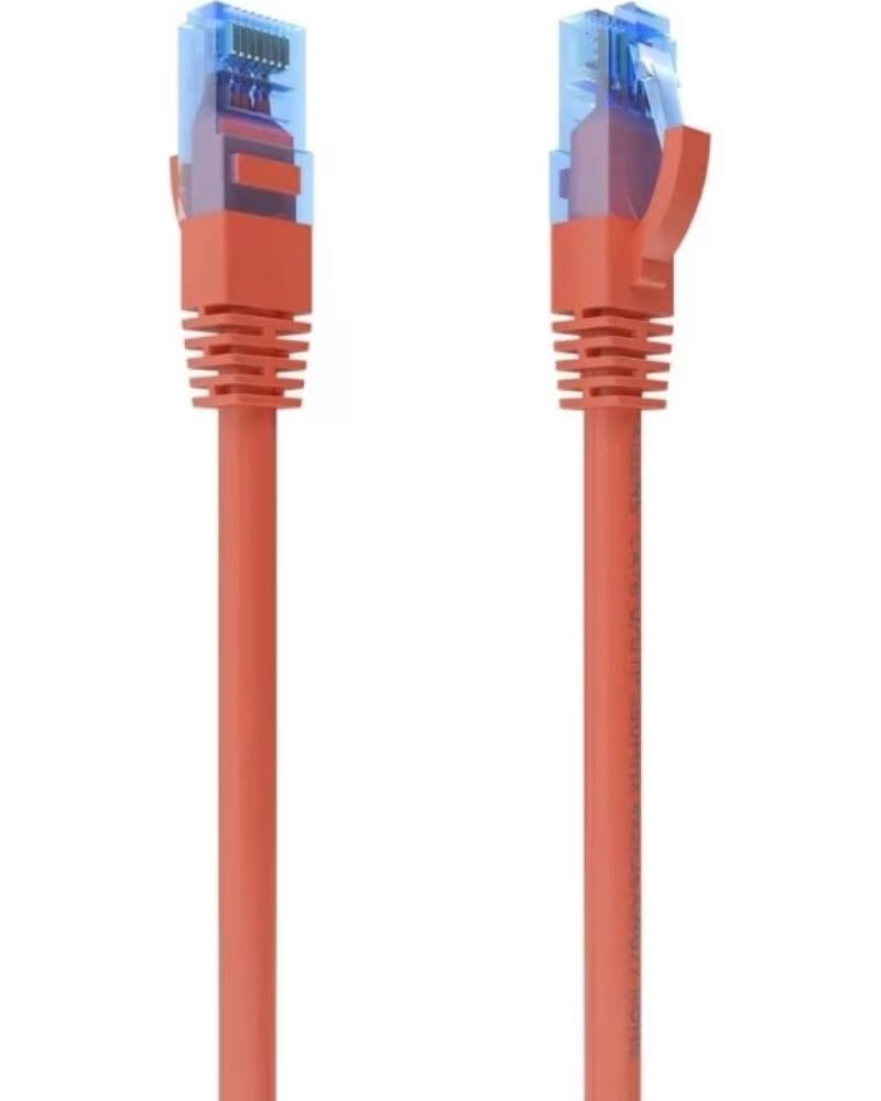 AISENS Cable RJ45 CAT 6 UTP AWG26 CCA Rojo 1 0m