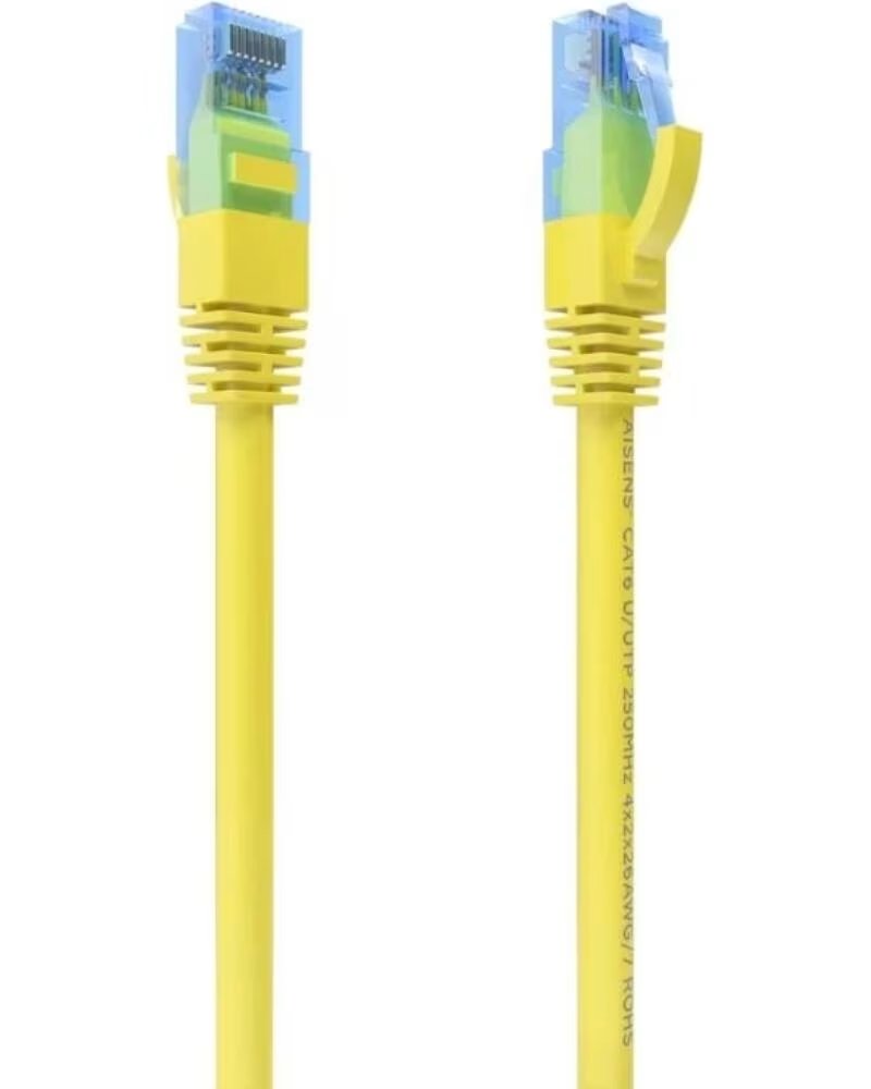 AISENS Cable RJ45 CAT 6 UTP AWG26 CCA Amari 0 5m