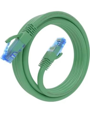 AISENS Cable RJ45 CAT 6 UTP AWG26 CCA Verde 2 0m