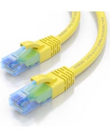 AISENS Cable RJ45 CAT 6 UTP AWG26 CCA Amari 0 5m