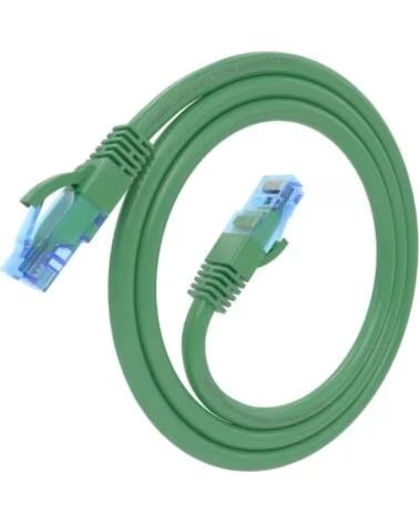 AISENS Cable RJ45 CAT 6 UTP AWG26 CCA Verde 0 5m