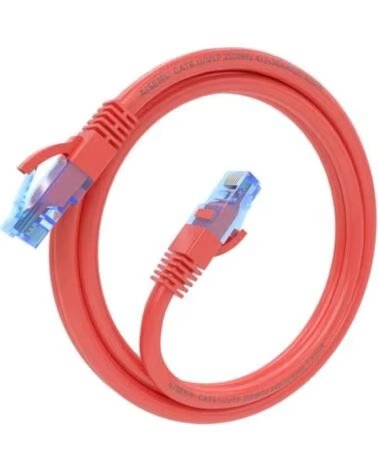 AISENS Cable RJ45 CAT 6 UTP AWG26 CCA Rojo 1 0m