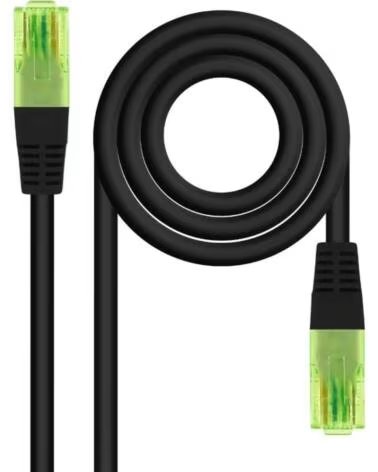 NANO CABLE Nanocable Cable RJ45 Cat 6 UTP CCA 25cm Negro