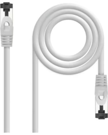 NANO CABLE Nanocable Cable red Cat 8 1 2GHZ SSTP Blanco 1m