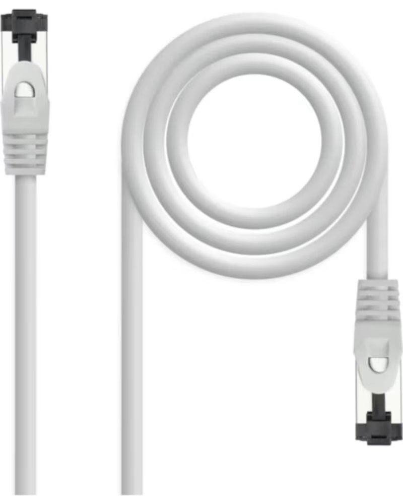 NANO CABLE Nanocable Cable red Cat 8 1 2GHZ SSTP Gris 3m