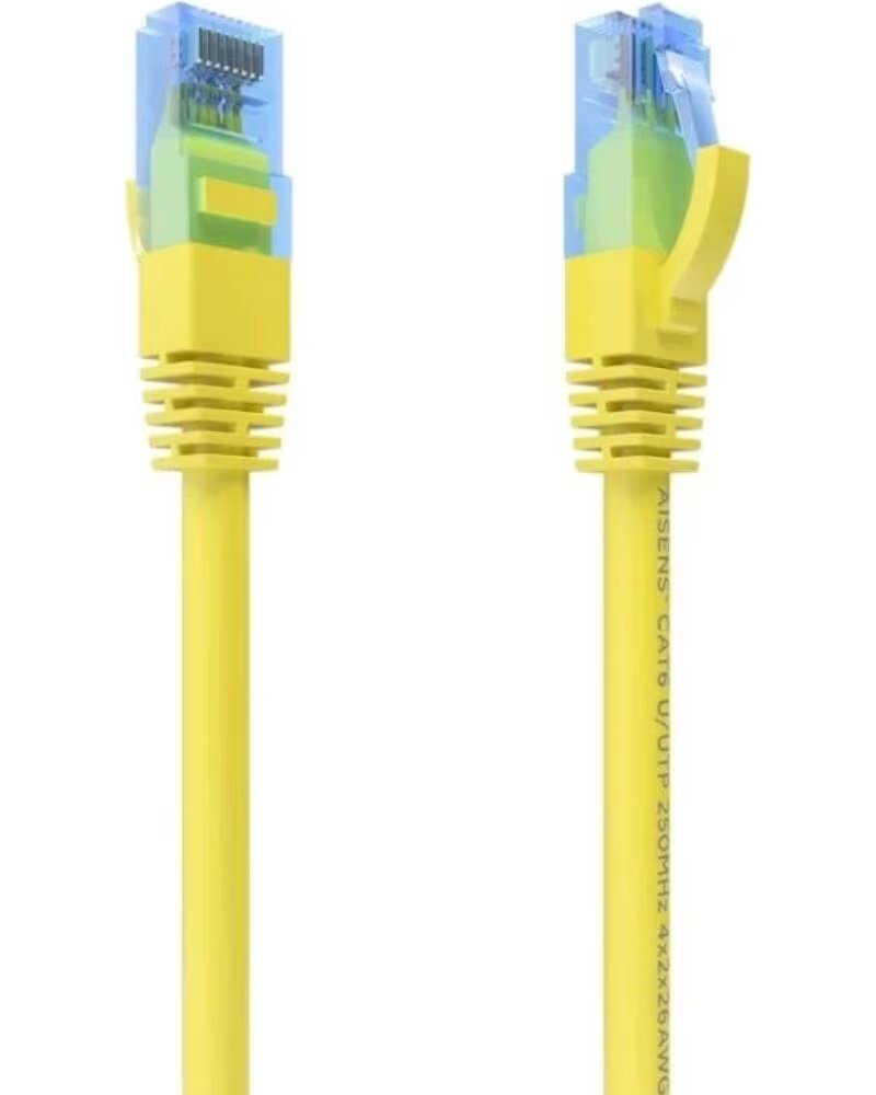 AISENS Cable de Red RJ45 AWG26 CCA UTP A135-0838 Cat 6- 5m- Amarillo