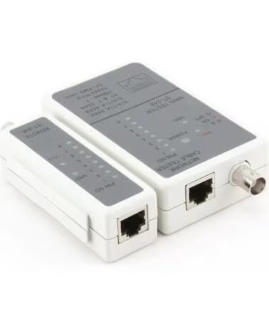 GEMBIRD Probador de cables RJ-45 y RG-58
