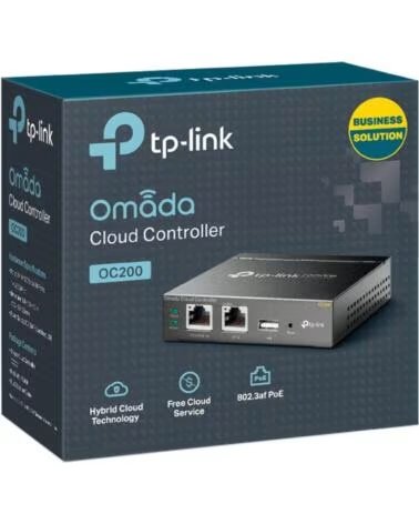 TP-LINK Controlador Omada OC200 2 Puertos- RJ-45 10-100 PoE