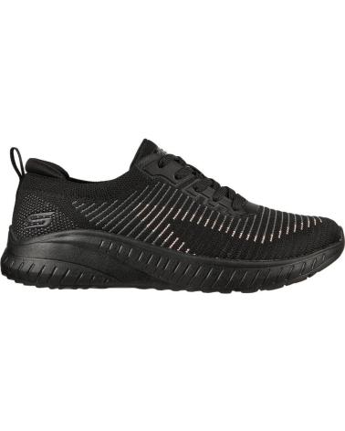 Sportivo per Donna e Bambina e Bambino SKECHERS BOBS SQUAD CHAOS RENEGADE PAR NEGRO