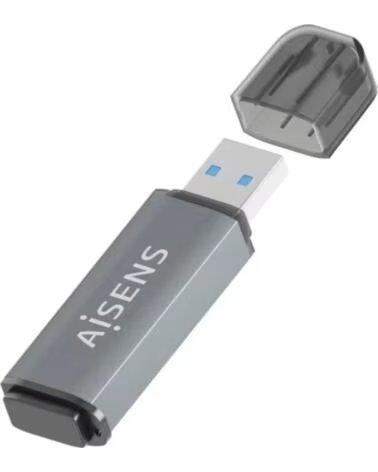 AISENS Lector Tarjetas SD MSD MMC RS-MMC MMCM USBA