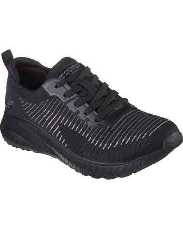 Sportivo per Donna e Bambina e Bambino SKECHERS BOBS SQUAD CHAOS RENEGADE PAR NEGRO