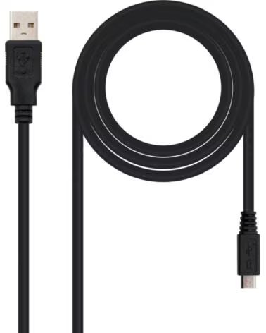 NANO CABLE Nanocable Cable USB 2 0 A-M Micro USB B-M 0 8 M
