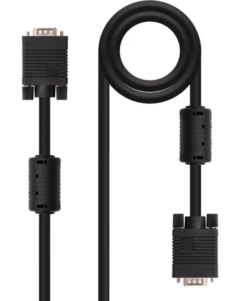 NANO CABLE Nanocable Cable Conmutador Vga 1 8 M Negro
