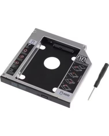 EWENT ADAP HDD-SSD SATA PARA UNIDAD OPTICA 12 7mm