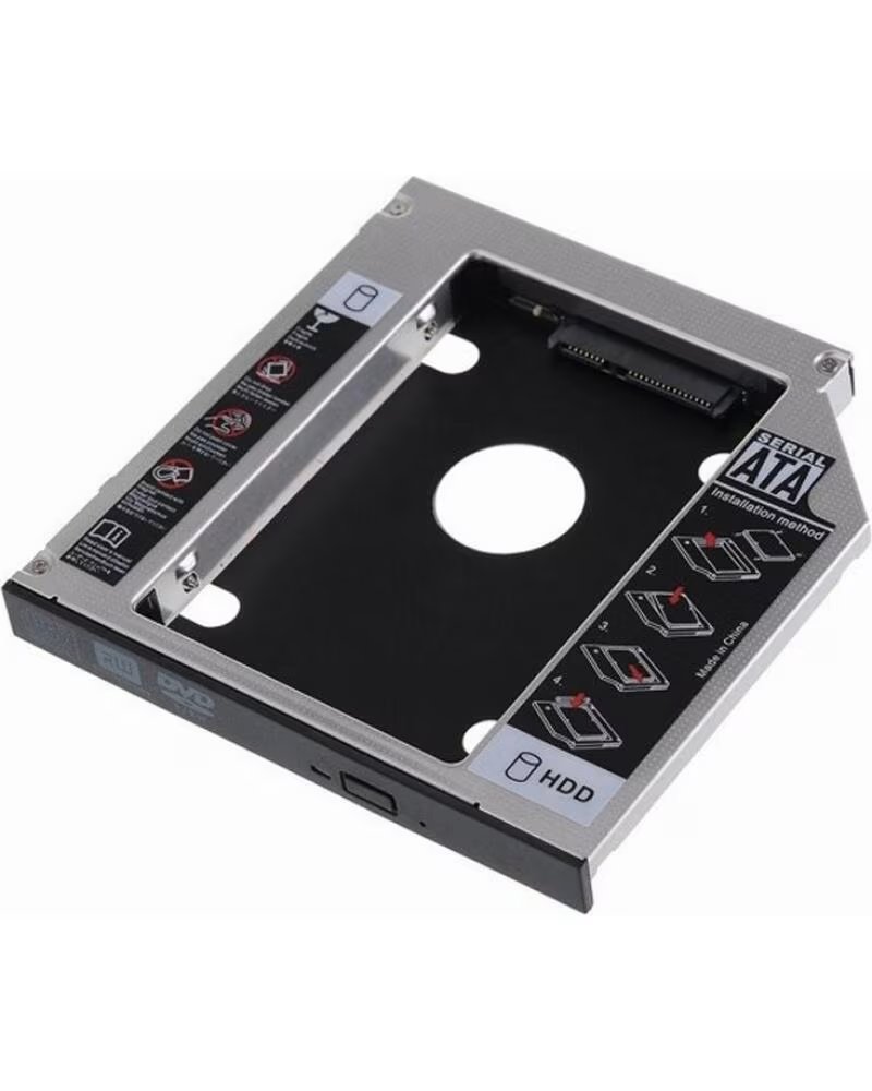 EWENT ADAP HDD-SSD SATA PARA UNIDAD OPTICA 12 7mm