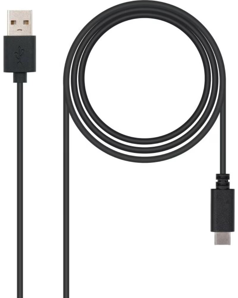 NANO CABLE Nanocable Cable USB 2 0 3A Tipo USB-C-M-A-M 1 M