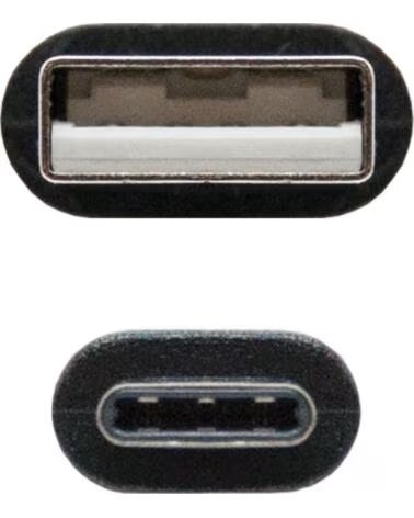 NANO CABLE Nanocable Cable USB 2 0 3A Tipo USB-C-M-A-M 2 M