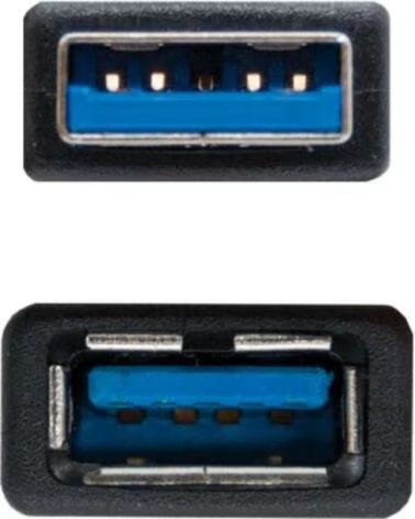 NANO CABLE Nanocable Cable USB 3 0 Tipo A-M-A-H Negro 3 0 m