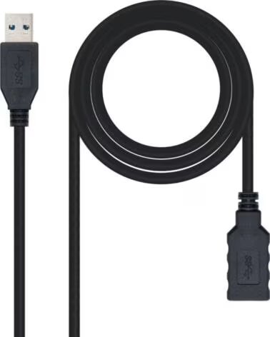 NANO CABLE Nanocable Cable USB 3 0 Tipo A-M-A-H Negro 3 0 m