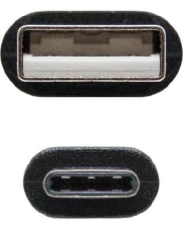 NANO CABLE Nanocable Cable USB 2 0 3A Tipo USB-C-M-A-M 1 M