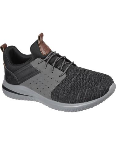 Sportif pour Homme SKECHERS DELSON 3-0 - CICADA NEGRO