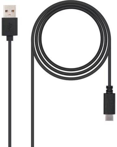 NANO CABLE Nanocable Cable USB 2 0 3A Tipo USB-C-M-A-M 2 M