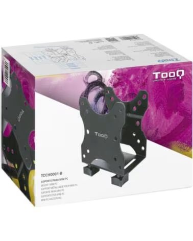 TOOQ Soporte Metalico para mini PC negro