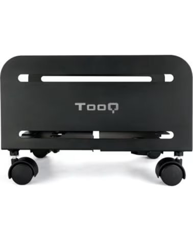 TOOQ Soporte para CPU de SUELO con ruedas negro