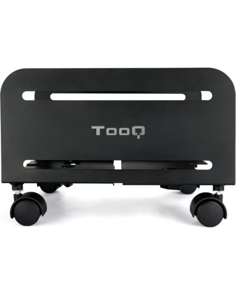 TOOQ Soporte para CPU de SUELO con ruedas negro