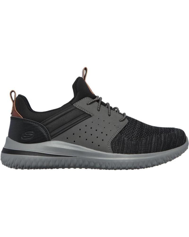 Sportif pour Homme SKECHERS DELSON 3-0 - CICADA NEGRO