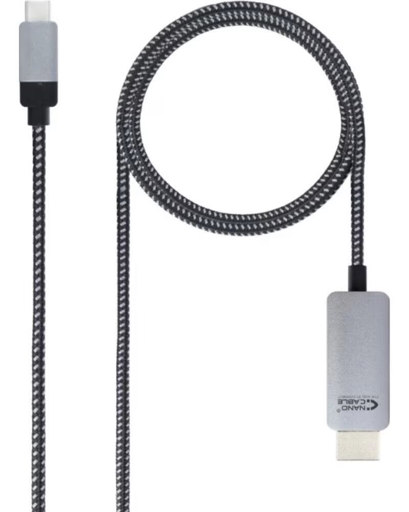 NANO CABLE Nanocable Cable Conversor USB-C-M a HDMI-M 3 M