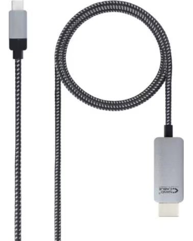 NANO CABLE Nanocable Cable Conversor USB-C-M a HDMI-M 1 8 M