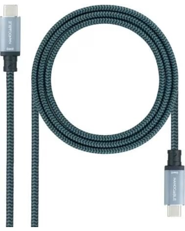 NANO CABLE Nanocable Cable USB 3 1GEN2 5A USB-C-M-USB-C-M 2 M