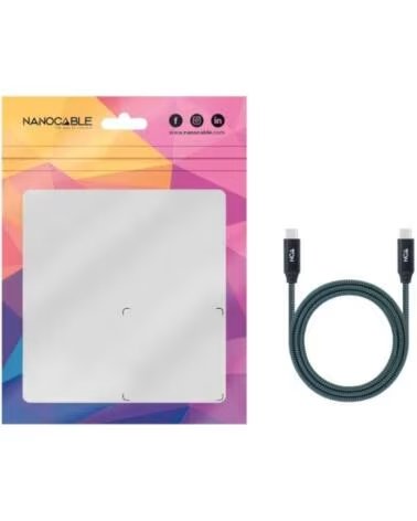 NANO CABLE Nanocable Cable USB 3 2 Gen2x2 100W 4K USB-C 1m